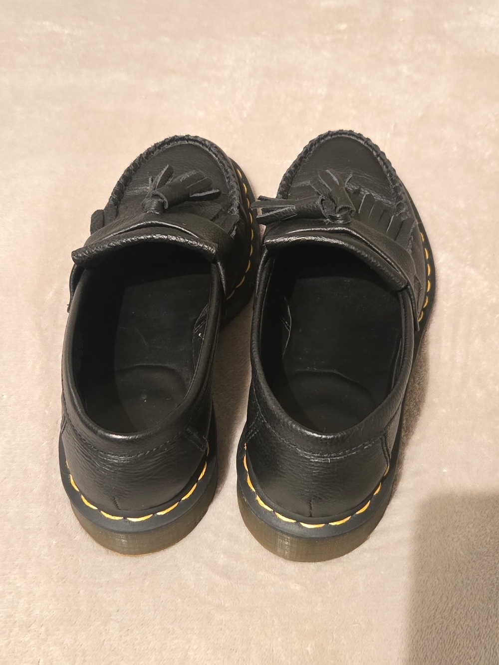 Dr. Martens Black Leather Tassel Adrian Loafers Womens 8 - Picture 5 of 5